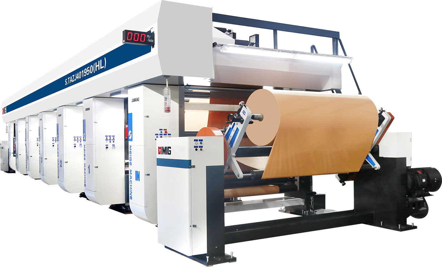 S.TAZJ401950(HL)寬幅電子軸帶軸凹版印刷機(jī)